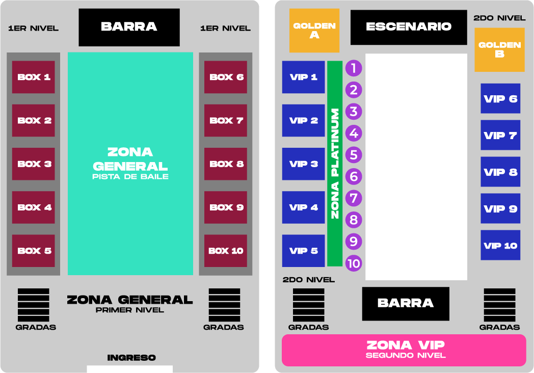 Croquis del evento