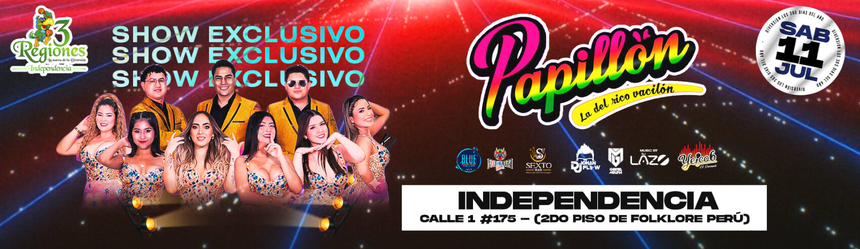 Show Exclusivo Papillón llega a 3 Regiones en Independencia