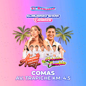 Almuerzo show Cantinero con Azucena Calvay y Los Rebeldes de la Cumbia en el Remanso de Comas