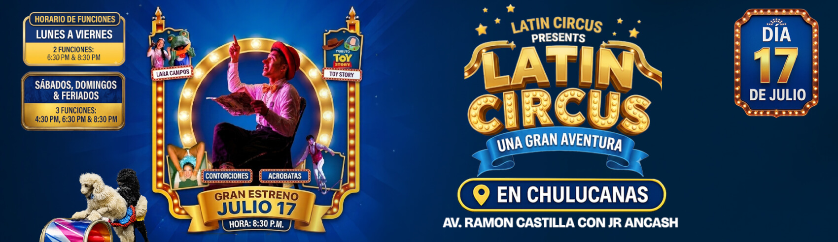Latin Circus llega a Chulucanas - Piura