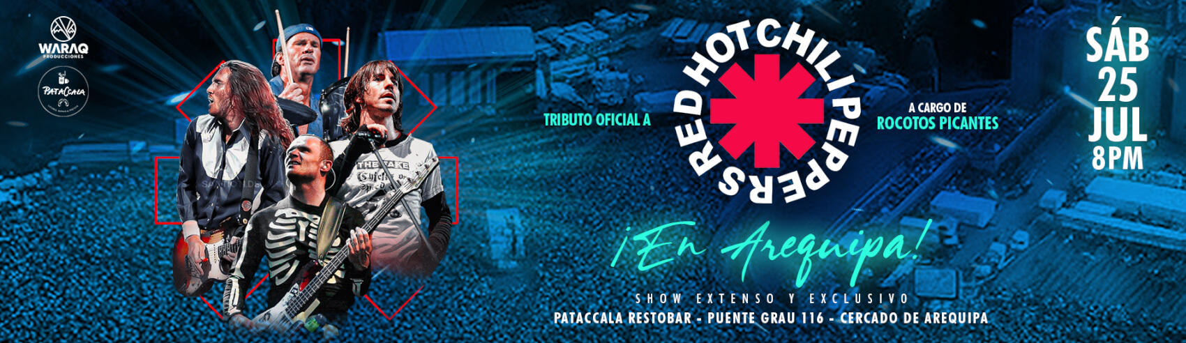 Tributo oficial a Red Hot Chili Peppers en Arequipa