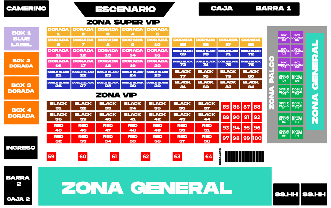 Croquis del evento
