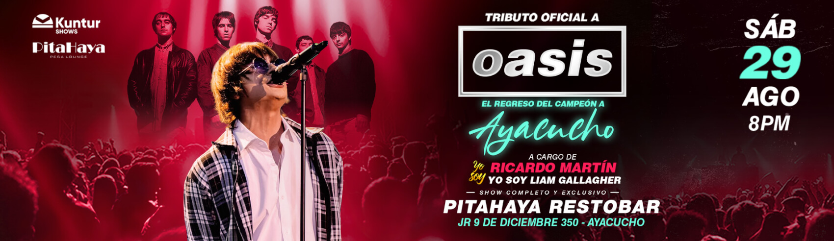 Tributo Oficial a Oasis el Regreso del Campeón a Ayacucho