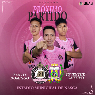Juventud Santo Domingo vs Juventud Cautivo por la Liga 3 en Nazca