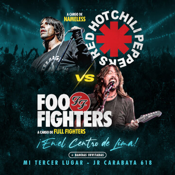 Red Hot Chili Peppers vs. Foo Fighters en Mi Tercer Lugar del Centro de Lima