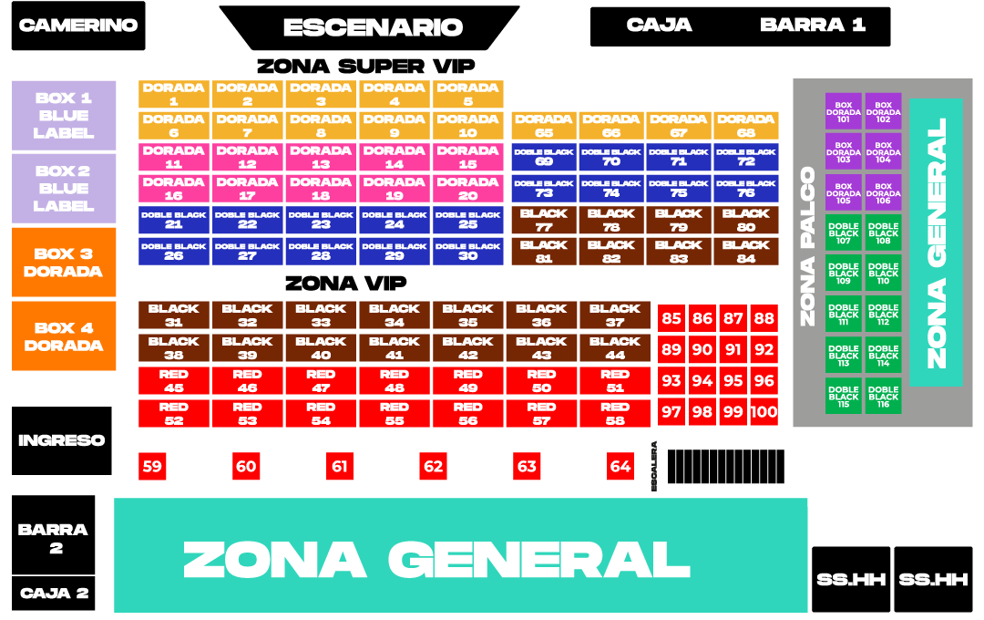 Croquis del evento