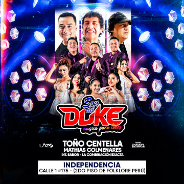 Son del Duke, Toño Centella y mucho más en Blue Fiesta Total Independencia