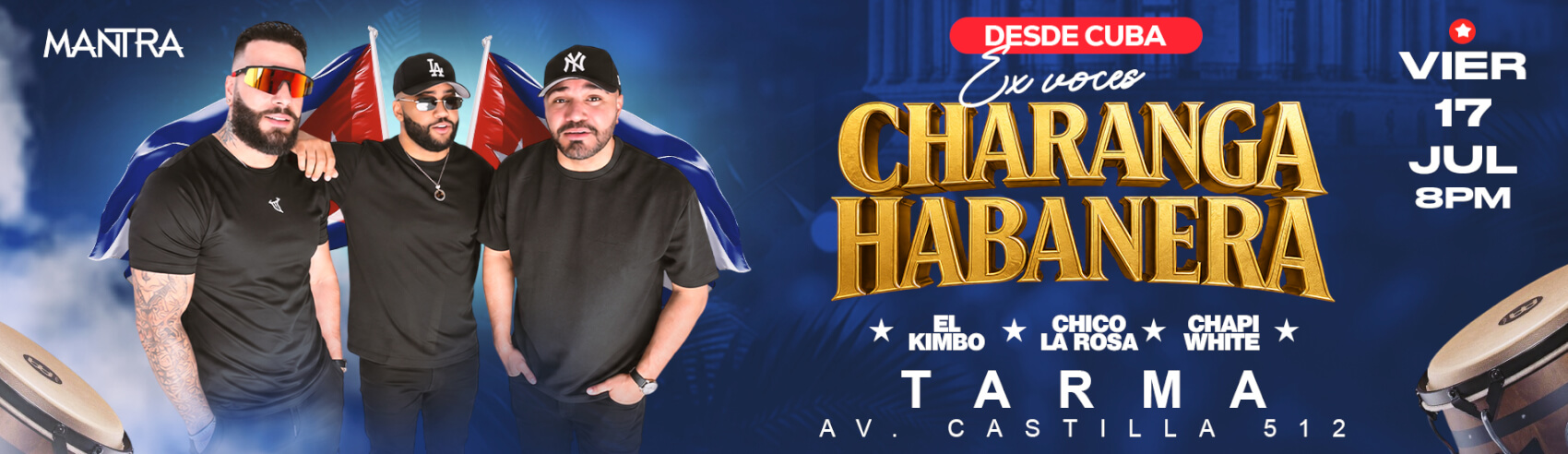 Desde Cuba Ex Voces de La Charanga Habanera en Tarma