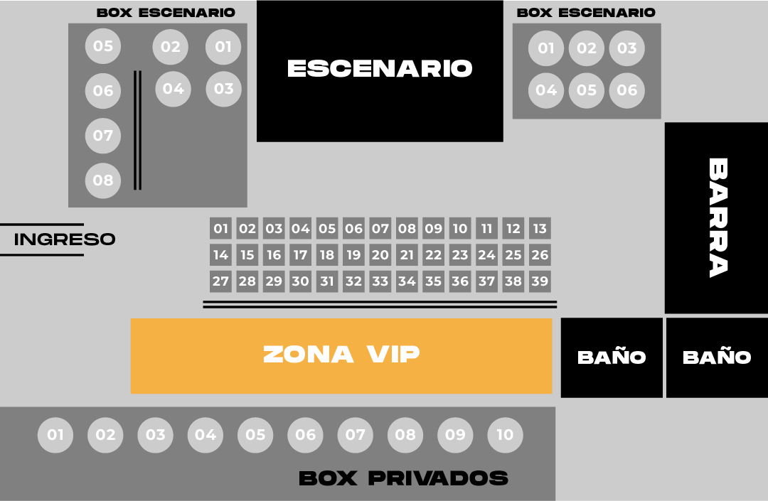 Croquis del evento