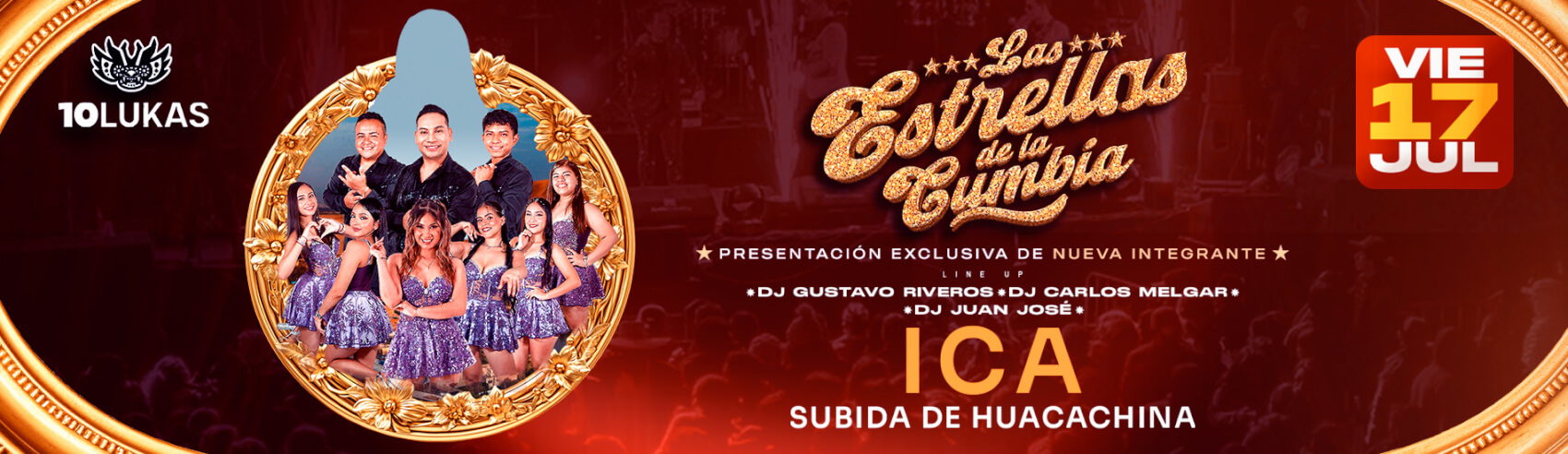 Las Estrellas de la Cumbia en Ica