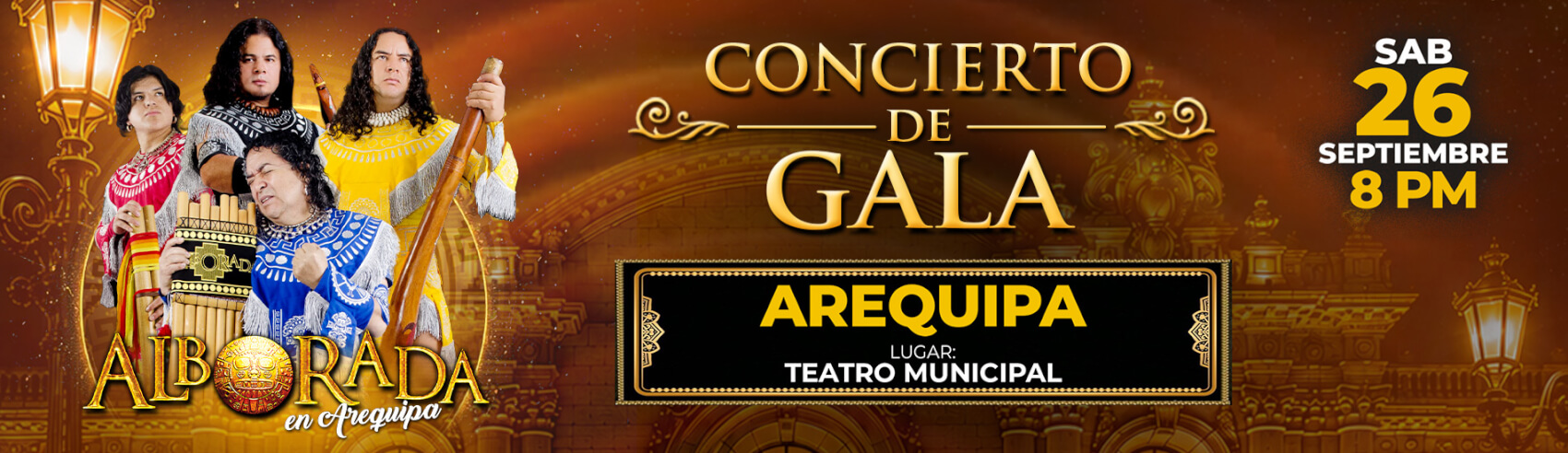 Concierto de Gala con Alborada en Arequipa