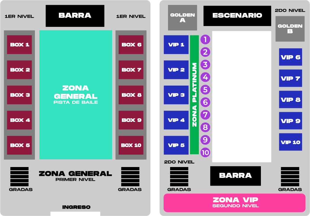 Croquis del evento
