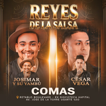 Reyes de la Salsa - Josimar y su Yambú y César Vega en Rustica Retablo
