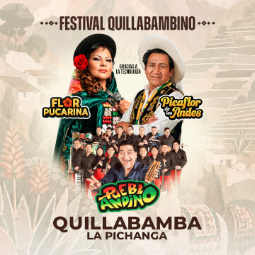 Festival Quillabambino con Flor Pucarina, Picaflor de los Andes y Rebel Andino