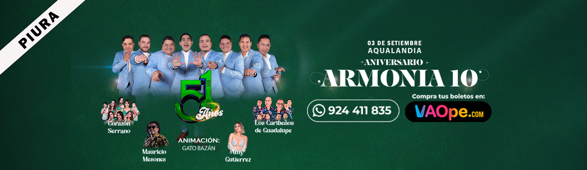La Noche de los 51 Años en Piura