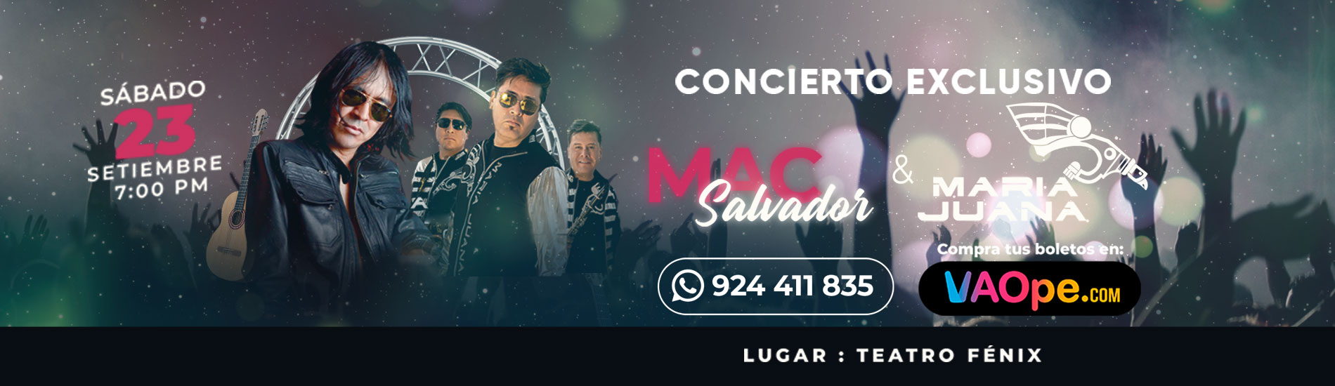 Concierto Por el Día de la Juventud de Mac Salvador