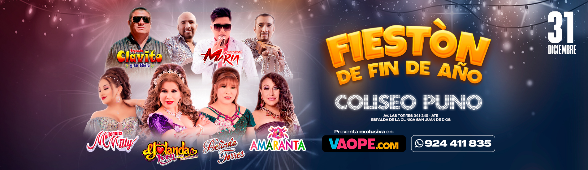 La Mejor Fiesta de Fin de Año en Ate