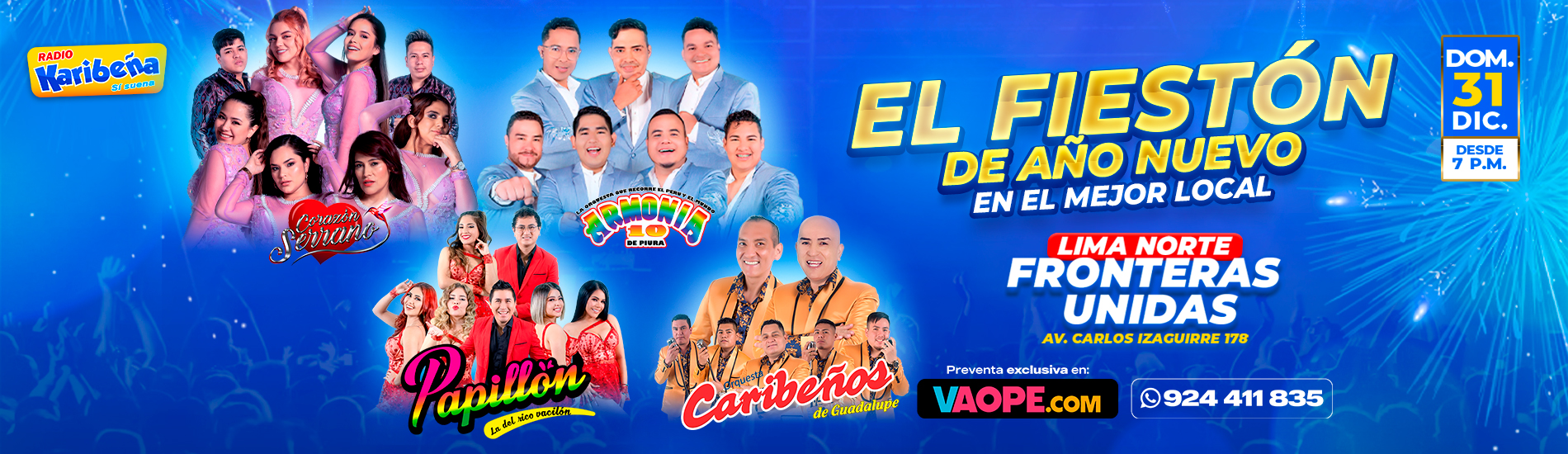 El Fiestón de Año Nuevo Lima Norte