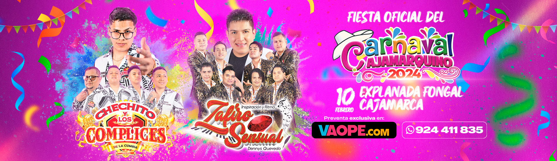Fiesta Oficial del Carnaval 2024 - Cajamarca