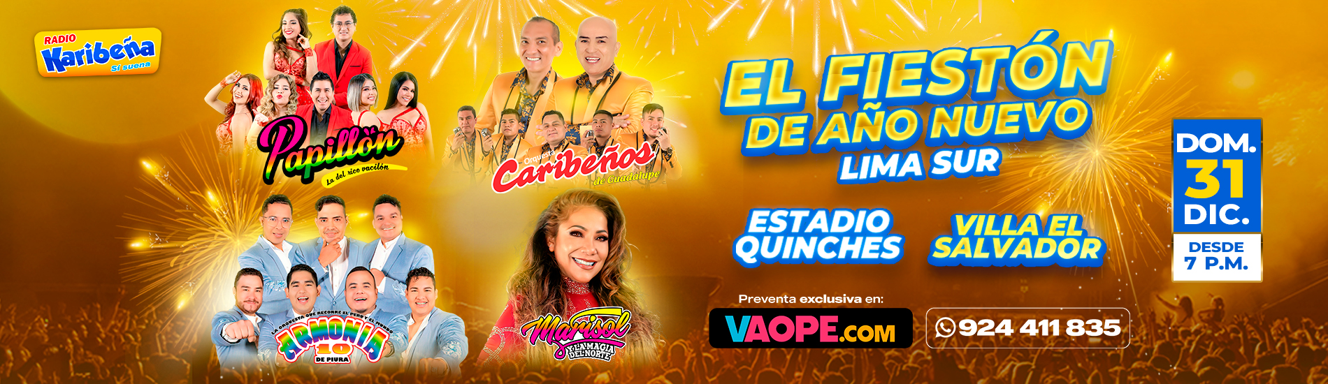 El Fiestón de Año Nuevo Lima Sur