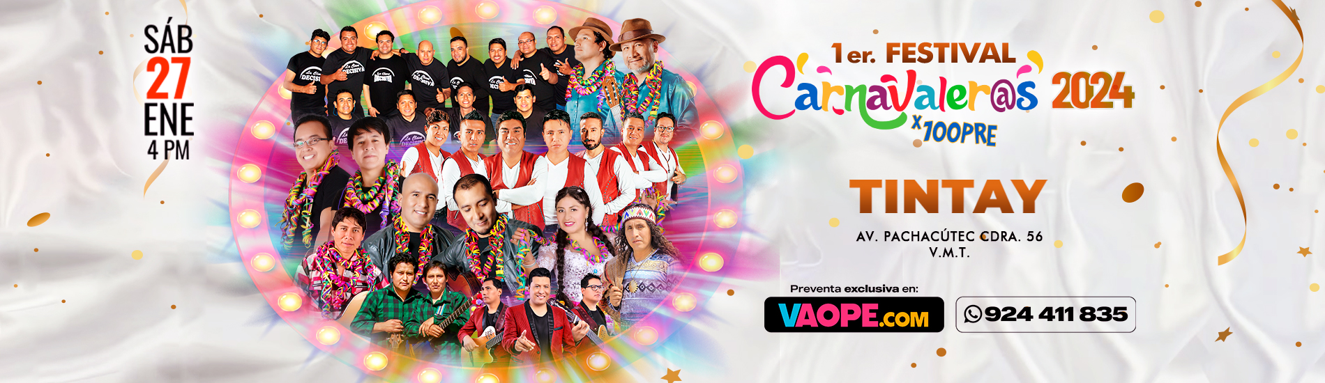 1er. Festival Carnavaleros Por Siempre 2024