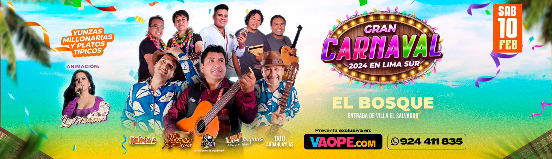Gran Carnaval 2024 en Lima Sur