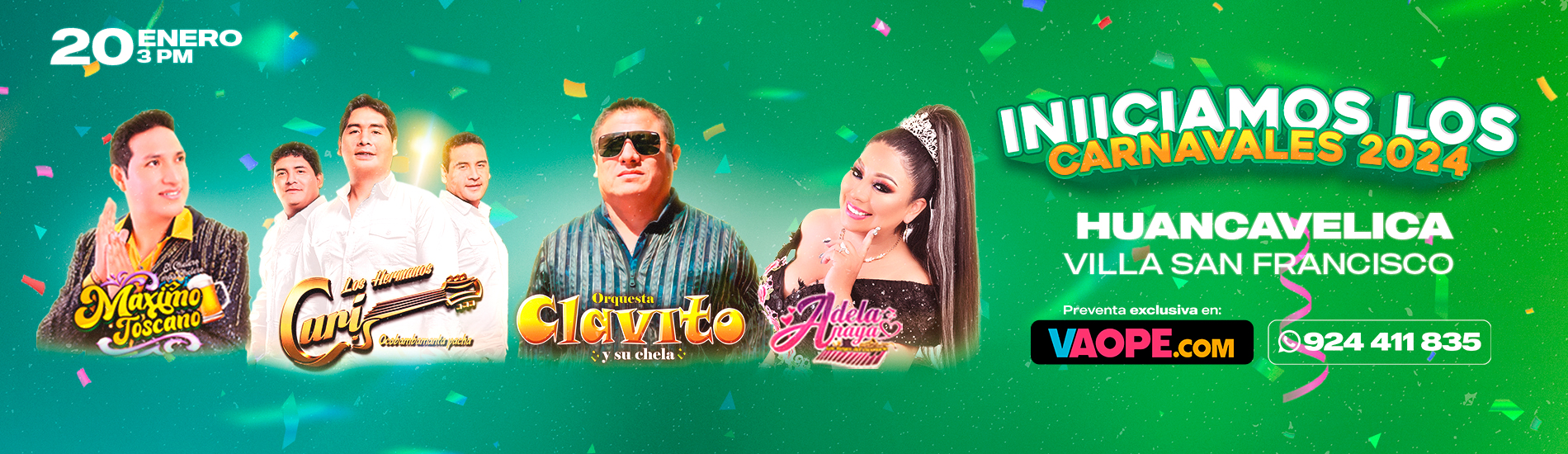 Iniciamos Los Carnavales 2024 en Huancavelica